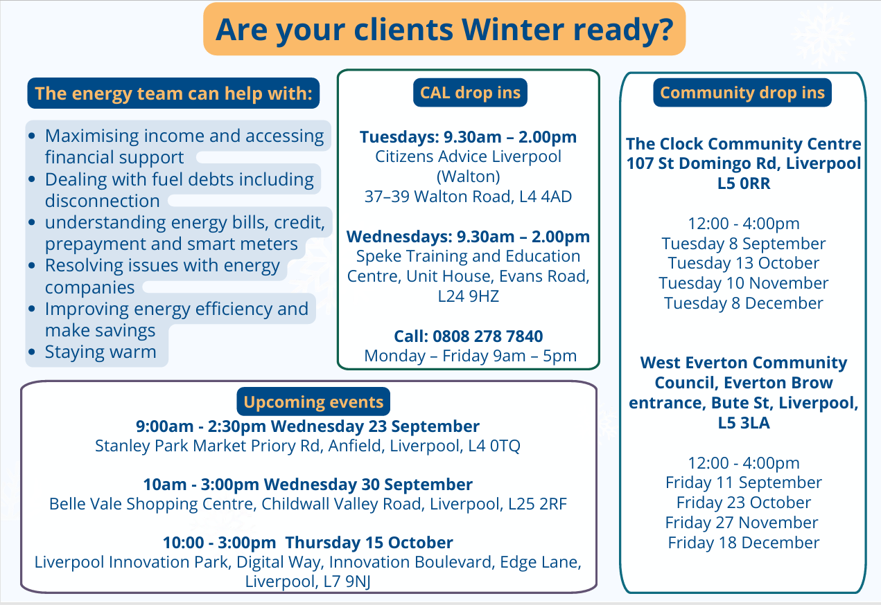 Citizens Advice -Are you Winter ready?